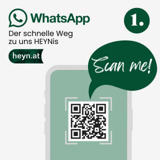 Step 1 WhatsApp Newsletter-Anmeldung.