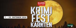 Krimifest Kärnten 2026 - 7. - 25. Oktober 2026